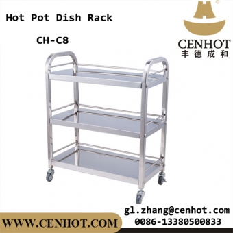 CENHOT Stainless Steel Hot Pot Dish Racks For Restaurant CH-C8