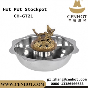 CENHOT Chinese Hot Pot With Divider High Quality Pots