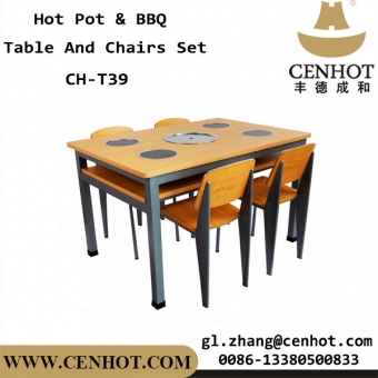 CENHOT Shabu Shabu Hot Pot Table And Chairs Set Supply China