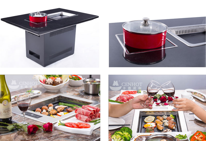 Commercial Korean Barbecue Grill Set - CENHOT