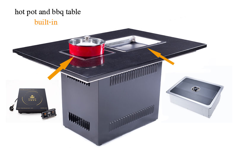 Buy Wholesale China Hot Pot Table Portable Hot Pot With Bbq Grill