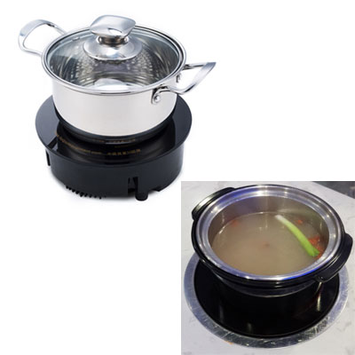 CENHOT Built-in Round Induction Stove For Hot Pot 800W Manufacturers