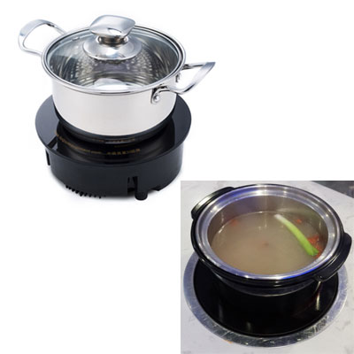 CENHOT Round Small Soup Pot With Divider For Restaurant Manufacturers