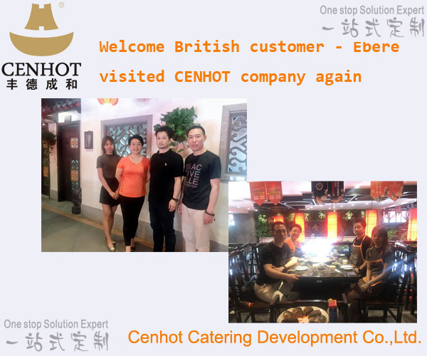 Welcome British customer - Ebere visited CENHOT company again
