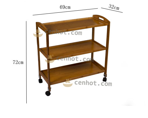 CENHOT Wood Hot Pot Dish Rack size