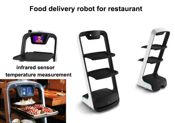 Food delivery robot for restaurant - CENHOT