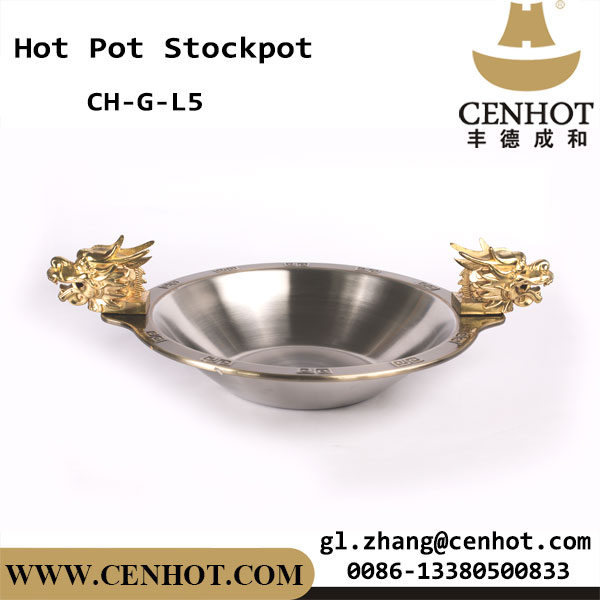 hot pot stock pot with dragon head - CENHOT