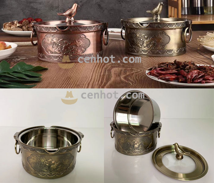 Stainless Steel Stock Pot For Shabu Shabu Hot Pot - CENHOT