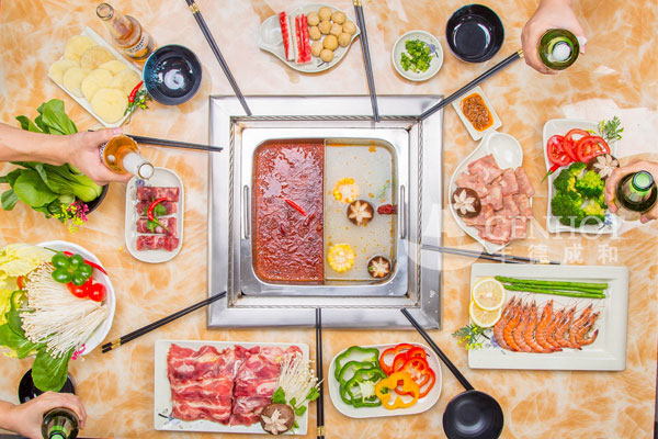 hot pot with divider - CENHOT