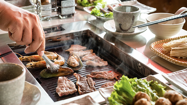 electric grill for Korean BBQ restaurant