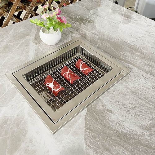 small single BBQ grill for restaurant