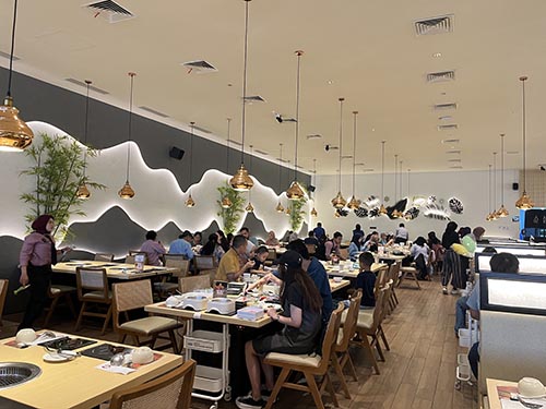 Korean BBQ equipment for restaurant