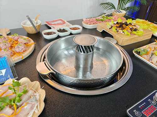 Chinese smokeless hot pot cooker Chinese smokeless hot pot cooker