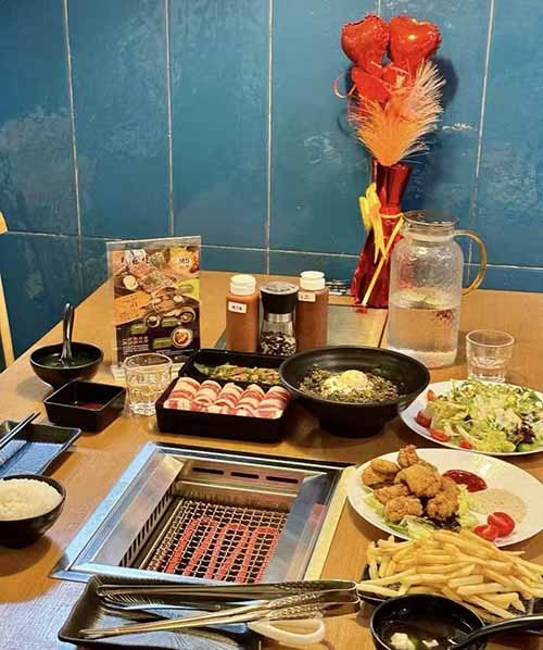 Korean BBQ grill for restaurant