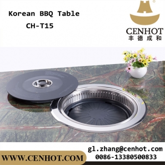 CENHOT Hot Selling Restaurant Korean BBQ Table With Grill 