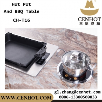 CENHOT Energy Saving Smokeless Korean Bbq Grill Hotpot Table Restaurant 