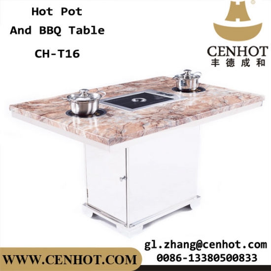 CENHOT Divided Pot For Hot Pot With Enamel Coated Manufacturers