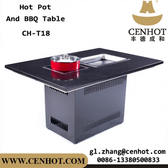 Korean BBQ Table Hot Pot Table Equipment Manufacturer