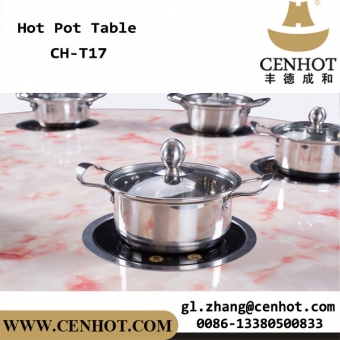 CENHOT Shabu Shabu Restaurant Tables Induction Cookers Built-in The Hotpot Tables 