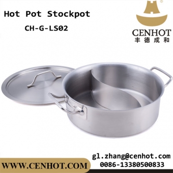 CENHOT Professional Large Stainless Steel Soup Stock Pots With Divider
