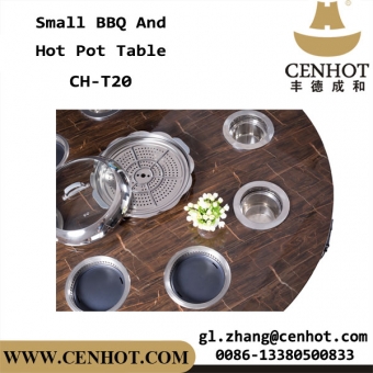 CENHOT Hotpot And Korean BBQ Table For Restaurant With Steam Hotpot 