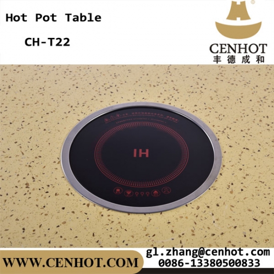 CENHOT Built-in Round Induction Stove For Hot Pot 800W Manufacturers