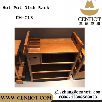 CENHOT Restaurant Food Service Cart With 4 Shelves Made In China 