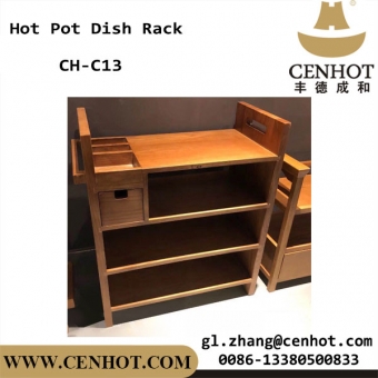 CENHOT Restaurant Food Service Cart With 4 Shelves Made In China 