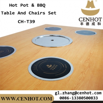 CENHOT Hot Pot & BBQ Table And Chairs Setting For Sale China 