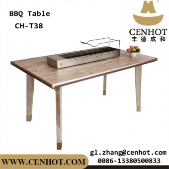 CENHOT Restaurant Automatic Rotating BBQ Tables For Sale