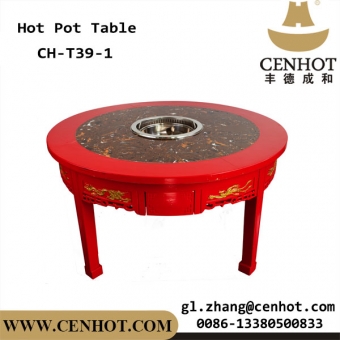 CENHOT Chinese Fondue Hot Pot Tables For Restaurants 