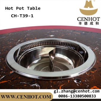 CENHOT Chinese Fondue Hot Pot Tables For Restaurants 