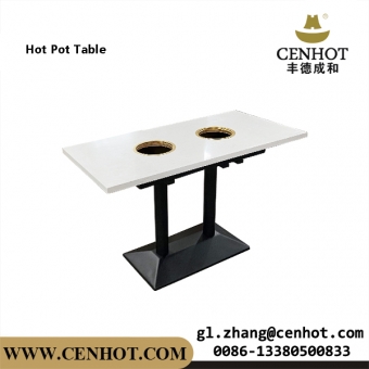 CENHOT Premium Hot Pot Dining Tables Sets For Single 