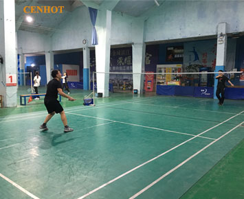 CENHOT company organized badminton sport
