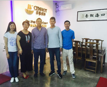 Vietnamese customers visited our company-CENHOT