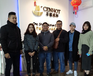 Vietnamese customer visited our company - CENHOT