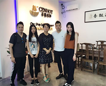 Our American customer-John visited CENHOT